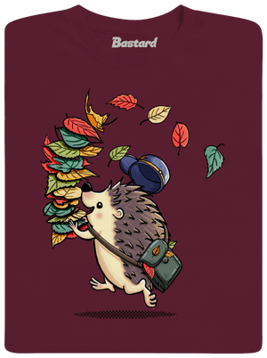 Listár pánske tričko Burgundy