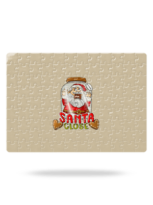 Santa Close puzzle White