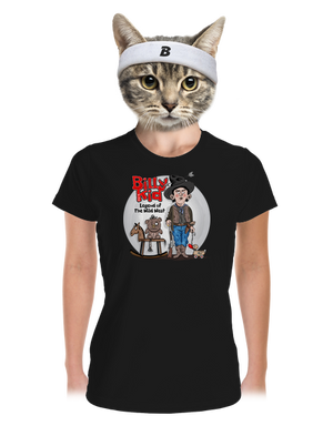 Billy The Kid dámske športové tričko Black