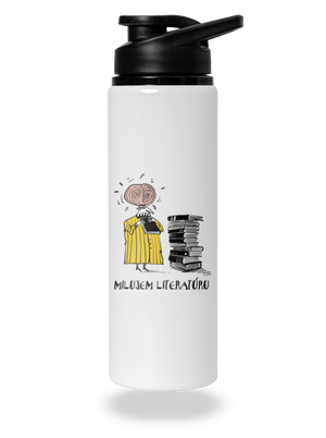 Milujem literatúru flaša na vodu White