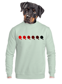 unisex mikina bez kapucne