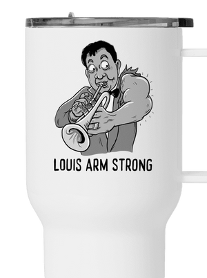 Louis Armstrong termohrnček White