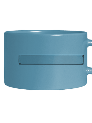 Osobný VIN kód hrnček makronka Blue Macaron