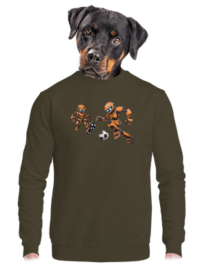 unisex mikina bez kapucne