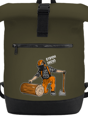 Drevorubač batoh Military Green