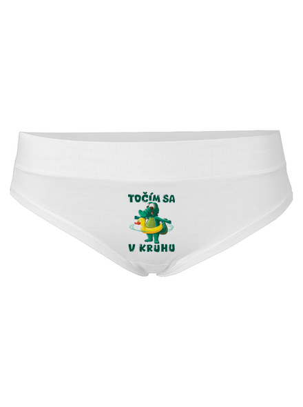 Točím sa v kruhu dámske nohavičky White