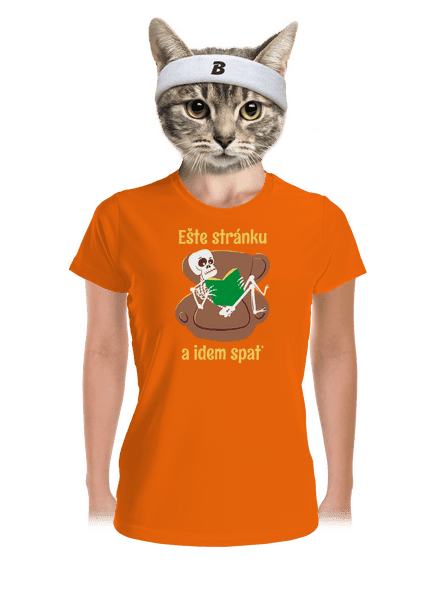 Ešte stránku dámske športové tričko Neon Orange