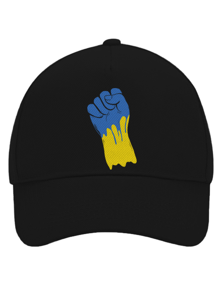Ukrajina - Ruka šiltovka baseballka Black