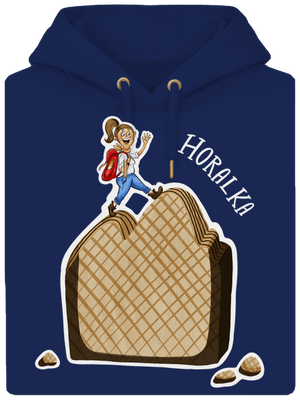Horalka unisex mikina premium Navy