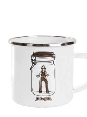 Jar in jar plecháčik White