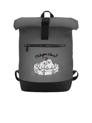 Milujem túlenie batoh Grey Marl