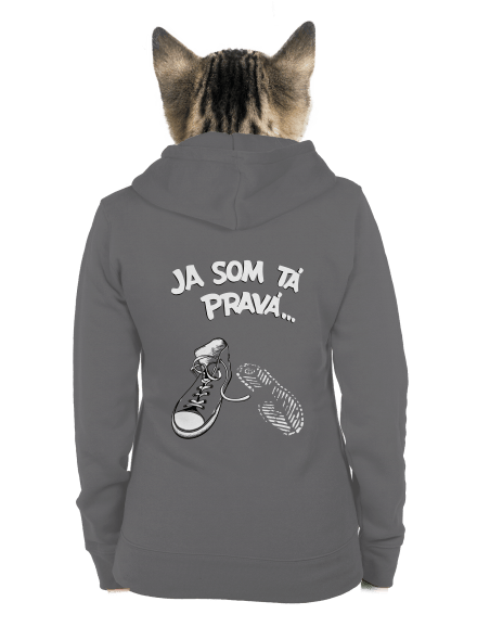 Hľadám tú pravú dámska mikina na zips Steel Gray
