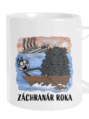 Záchranár roka veľký hrnček White