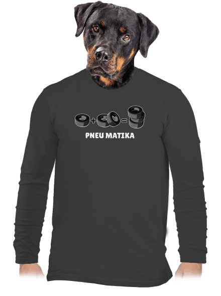 Pneu Matika pánske dlhý rukáv Dark Grey