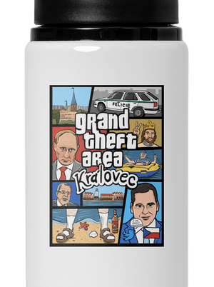 Královec flaša na vodu White