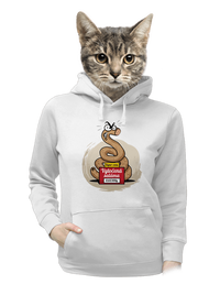 dámska mikina klokanka