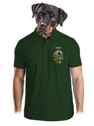 Ryby volají pánska polokošeľa Bottle Green Mal