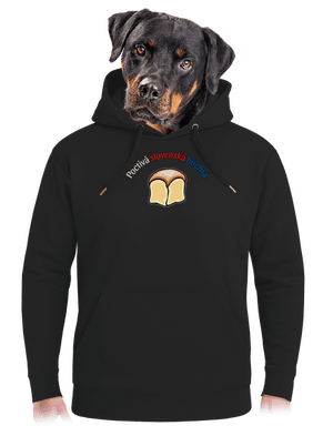 Poctivá buchta a klobása unisex mikina premium Dark Black