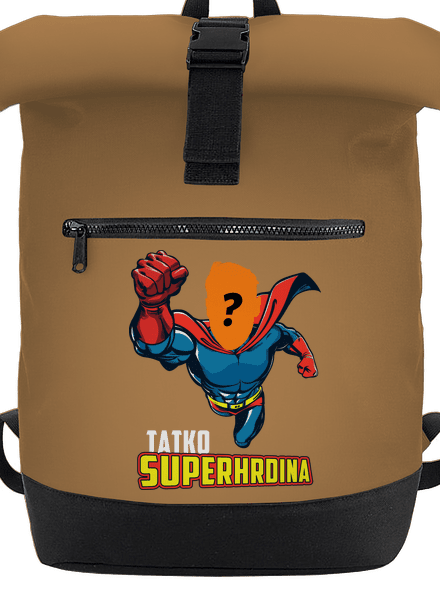 Tatko superhrdina batoh Caramel