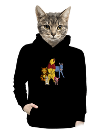 dámska mikina klokanka