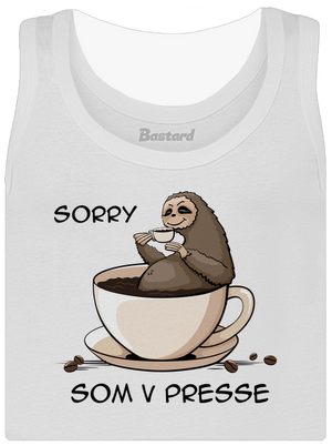 V presse dámske tielko klasické White