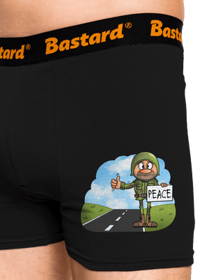 Peace boxerky Black