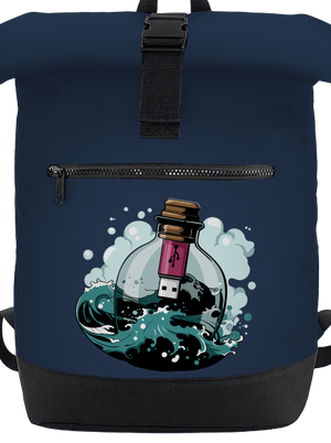 USB odkaz vo fľaši batoh French Navy