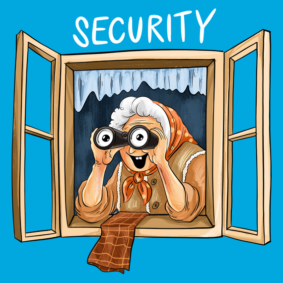 Security babička