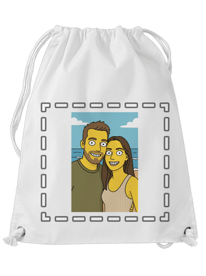 Simpsonovi z vlastnej fotky vak White