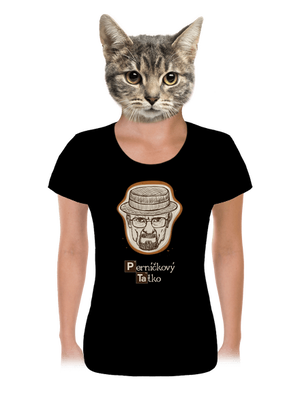 Perníčkový tatko a Perníček dámske tričko Black