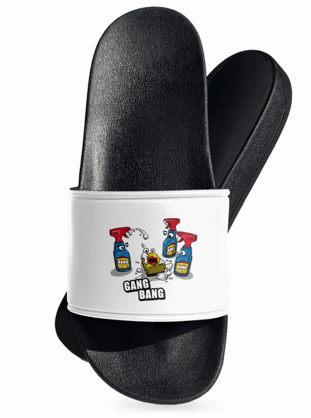 Gang Bang šľapky White