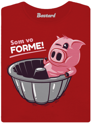 Vo forme dámske tričko prémium Red Mal