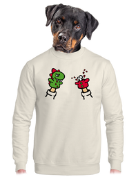 unisex mikina bez kapucne