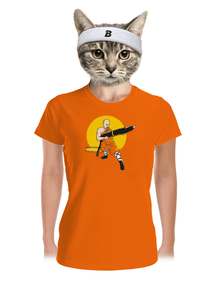 Čína dámske športové tričko Neon Orange