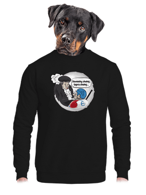 Slovenský hokej unisex mikina bez kapucne Black