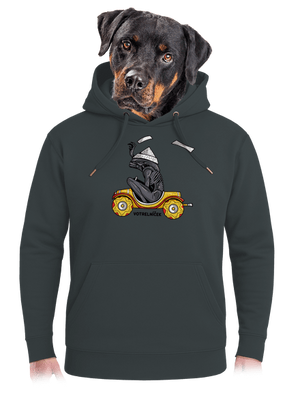 Votrelníček unisex mikina premium Charcoal