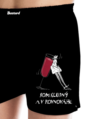 Pokojná rovnováha pánske trenky Black