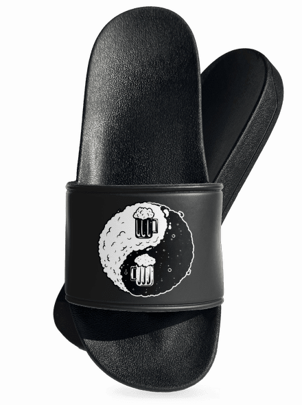 Jin Jang pivo šľapky Black