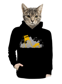 dámska mikina klokanka