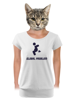 dámske tričko s lemom