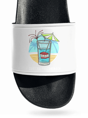 Zuby na prázdninách šľapky White