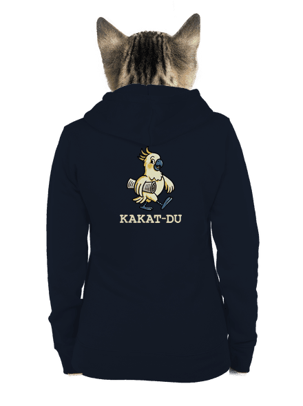 Kakat-du dámska mikina na zips Navy Mal