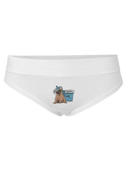 Mops dámske nohavičky White
