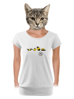 dámske tričko s lemom