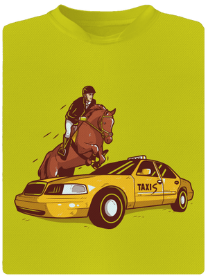 Taxis detské športové tričko Neon Yellow