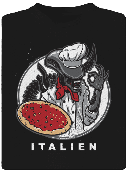 Italien pánske športové tričko Black