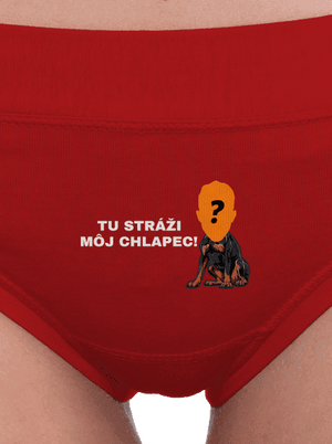 Tu strážim ja dámske nohavičky Red Mal
