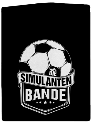 Simulanten bande pánska mikina na zips Black