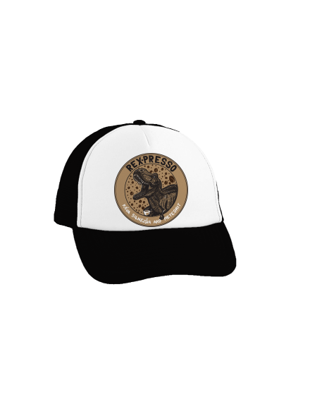 Rex-presso šiltovka truckerka Black cap