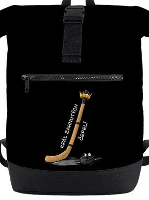Kráľ zahnutých čepelí - hokej batoh Black